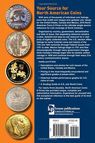 2019 North American Coins & Prices: A Guide to U.S., Canadian and Mexican Coins (2019)
