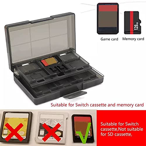24+2 Slots Protective Case Game Memory Cards Cartridge Holder Storage Box Organizer Portable for Nintendo Switch