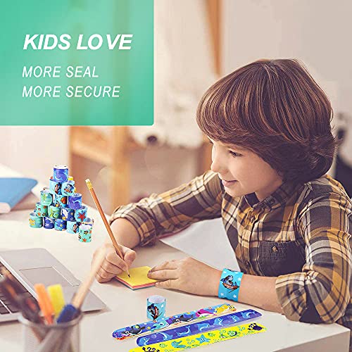 36Pcs Pulsera Bofetada HOUSTAR Pulseras de Juguete Slap Pulsera, Slap Bracelets, Banda de Pulsera Fiesta Cumpleaños de Infantil Rellenos de Bolsa de Fiesta para niños niñas