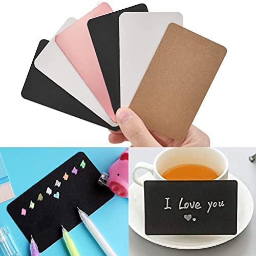 400 Piezas Tarjetas De Papel Kraft de color Tarjeta en Blanco de La Tarjeta Postal Etiquetas Tarjeta de Mensaje Regalo Portátil Tarjetas De Mensaje Tarjeta de Graffiti Para Diy Familia Colegio Oficina