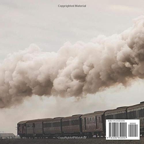 5th Birthday Guestbook: Steam Train Engine Themed - Fifth Party Children Toddler Event Celebration Keepsake Book - Family Friend Sign in Write Name, ... W/ Gift Recorder Tracker Log & Picture Space