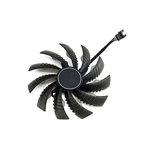 95mm PLD10010S12H / PLD10010S12HH GTX1660TI GTX 1650 para GIGABYTE RTX2070 RTX 2060 Super 2070 Windforce OC Fan de enfriamiento (Blade Color : A)