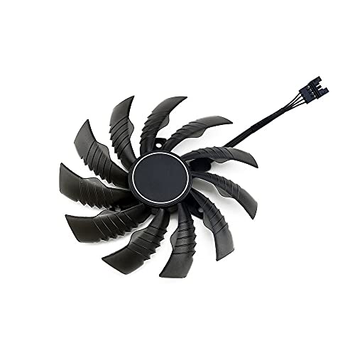 95mm PLD10010S12H / PLD10010S12HH GTX1660TI GTX 1650 para GIGABYTE RTX2070 RTX 2060 Super 2070 Windforce OC Fan de enfriamiento (Blade Color : B)
