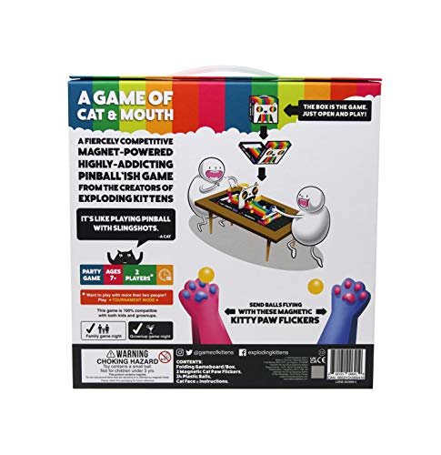 a Game of Cat Mouth by Exploding Kittens - Family-Friendly Party Games - Games For Adults, Teens Kids (En Inglés)