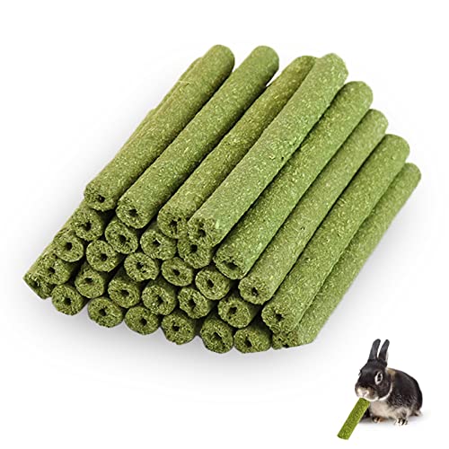 ACHANFLY 30 Piezas Comida Conejos Enanos Heno Cobaya Naturales para Masticar Comida Chinchilla para Conejitos Hamsters Conejillo de Indias Chinchillas Ardilla Hámster Animal Pequeño