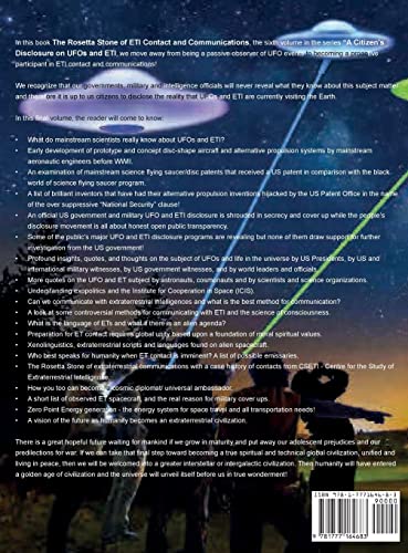 ACITIZEN'S DISCLOSURE ON UFOS AND ETI - VOLUME SIX - THE ROSETTA STONE OF ETI CONTACT AND COMMUNICATIONS: THE ROSETTA STONE OF ETI CONTACT AND COMMUNICATIONS (6)