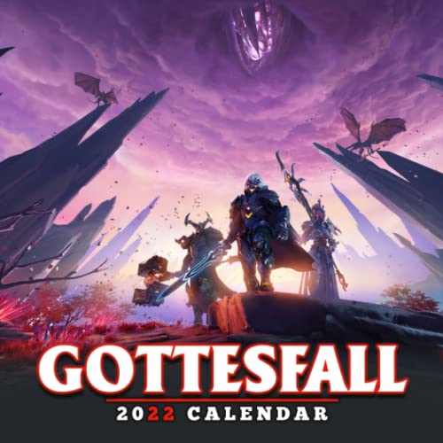 Action-RPG Spiele Kalender 2022: Spiele Kalender 2022 | Bonus 4 Monate 2023. Kalender 2022 mit Notizen, Monatlicher quadratischer Kalender