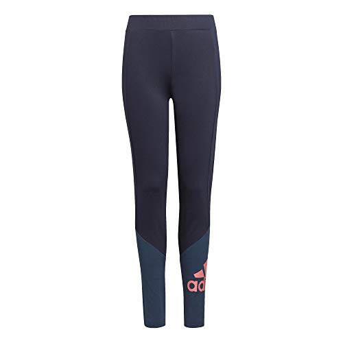 adidas GN1437 G BL TIG Leggings Girls Legend Ink/Crew Navy/Hazy Rose 3-4Y