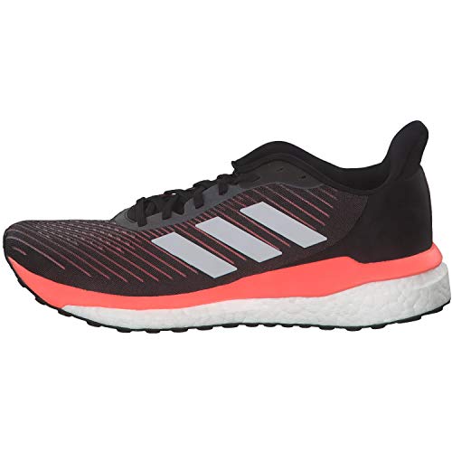 Adidas Solar Drive 19 M, Zapatillas Running Hombre, Negro (Core Black/Dash Grey/Signal Coral), 42 EU