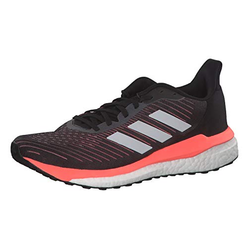 Adidas Solar Drive 19 M, Zapatillas Running Hombre, Negro (Core Black/Dash Grey/Signal Coral), 42 EU