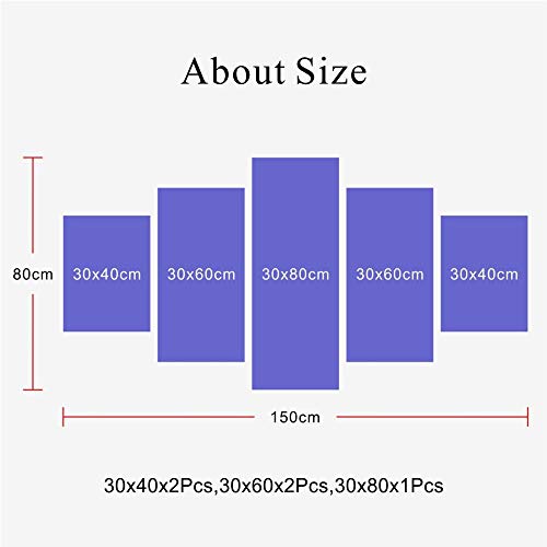 Adoff Imágenes modulares, póster artístico de Pared, Impreso en HD, 5 Paneles, Escape from Tarkov, Escena de Juego, Lienzo de fantasía, decoración del hogar, Sala de Estar