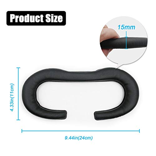 Almohadilla facial VR para Odyssey Plus de espuma de poliuretano de repuesto, accesorio perfecto, lavable a máquina, repuesto para auriculares de realidad virtual