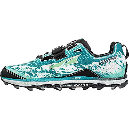 Altra Footwear Women's King MT Trail Running Shoe,Black/Teal,US 7 B