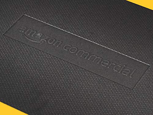 AmazonCommercial Ergonomic Anti-Fatigue Standing Mat, Comfort Standing, Office Mat, Desk Mat, Service Counter, 81 x 51 x 1.9 cm, Black