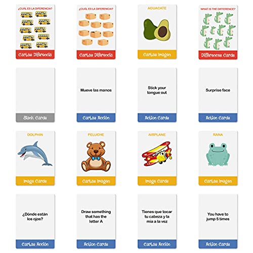 AMOR CON PALABRAS - Bilingual Kids ? | Juegos de Mesa para Niños para Aprender a Leer y Hablar en Inglés y Español. Juegos de Mesa Familiares para Pasarlo Genial Mientras Se Aprende en Familia.