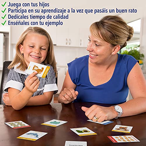 AMOR CON PALABRAS - Bilingual Kids ? | Juegos de Mesa para Niños para Aprender a Leer y Hablar en Inglés y Español. Juegos de Mesa Familiares para Pasarlo Genial Mientras Se Aprende en Familia.