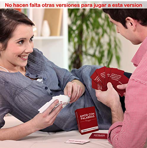 🧡 AMOR CON PALABRAS - Parejas - Sigamos conociéndonos. Juegos de Mesa para Dos Personas Perfectos Regalos para mi Novio o Novia