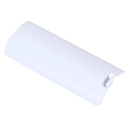 Andifany Cubierta de Reemplazo de la bateria para el Control inalambrico Wii - Blanco