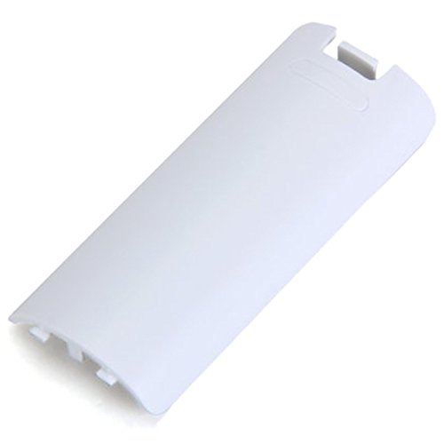 Andifany Cubierta de Reemplazo de la bateria para el Control inalambrico Wii - Blanco