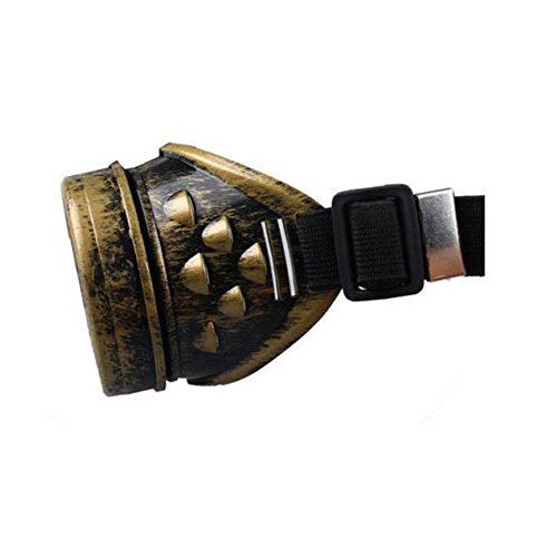 Ardisle Steam Punk Gafas Cyber Gafas Soldadura de cobre Goth Cosplay Blinder Retro Punk