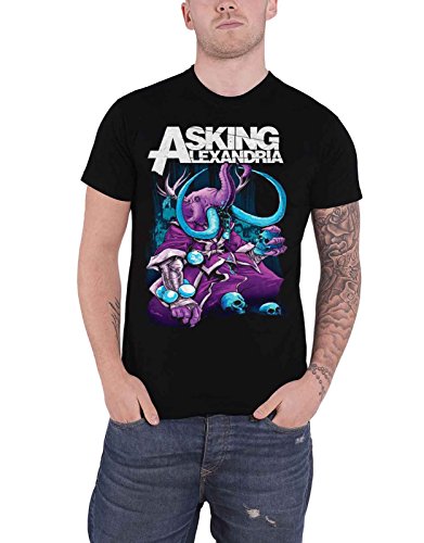 Asking Alexandria T Shirt Devour Band Logo Nuevo Oficial De Los Hombres Size XL