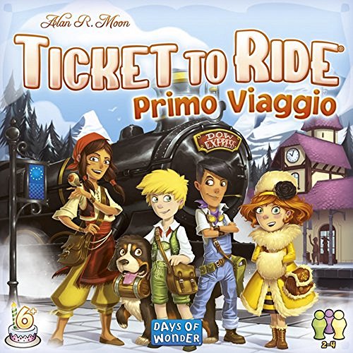 Asmodee - Ticket To Ride: Primer Viaje, Juego de Mesa para Toda la Familia, Desde 6 años en adelante, edición en Italiano, 8516