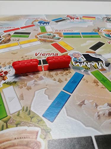 Asmodee - Ticket To Ride: Primer Viaje, Juego de Mesa para Toda la Familia, Desde 6 años en adelante, edición en Italiano, 8516