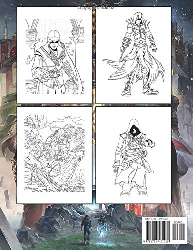 Assassin's Creed Coloring Book: Coloring Book for Adults