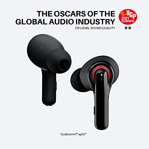Auriculares Inalambricos, 2021 Tribit Qualcomm3040 Cascos Inalámbricos Bluetooth 5.2 Sonido Estéreo HiFi 4 Microfonos CVC 8.0 Cancelación de Ruidos para Llamadas Claras Impermeable Control del Volumen