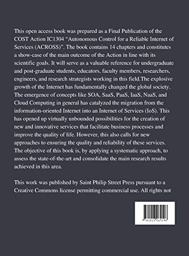 Autonomous Control for a Reliable Internet of Services: Methods, Models, Approaches, Techniques, Algorithms, and Tools