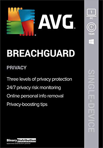 AVG Breach Guard 2022, 1 PC 1 Year, Privacy+Data Protection [Windows] [Licence]