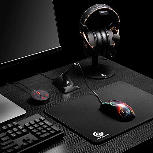 AX Gaming Mouse Cable Management V2, Dispositivo Mouse Bungee V2 para Juego Esports FPS (Negro)