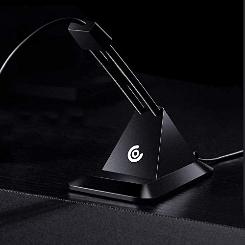 AX Gaming Mouse Cable Management V2, Dispositivo Mouse Bungee V2 para Juego Esports FPS (Negro)