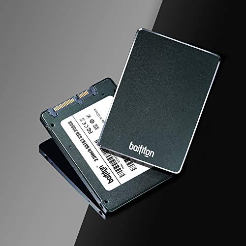 BAITITON 3D NAND Flash 2.5 Pulgadas SATA III Disco Duro sólido Interno de Estado sólido 256GB SSD