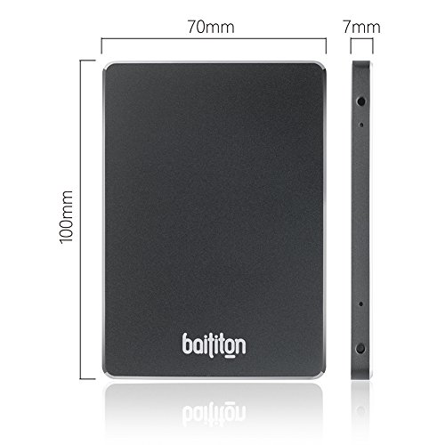 BAITITON 3D NAND Flash 2.5 Pulgadas SATA III Disco Duro sólido Interno de Estado sólido 256GB SSD