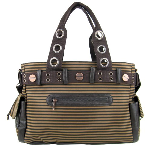 Banned - Bolso al hombro para mujer marrón talla única