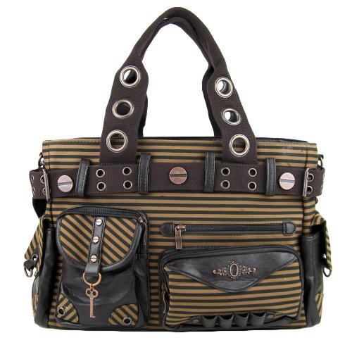 Banned - Bolso al hombro para mujer marrón talla única