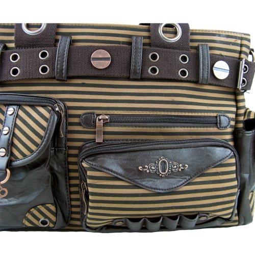 Banned - Bolso al hombro para mujer marrón talla única