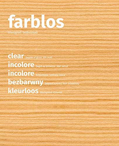 Barniz para escaleras y parqués Remmers Aidol, transparente, satinado, lata de 750 ml