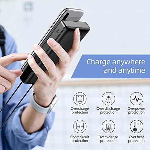 Baseus Batería Externa Movil 30000mAh, Cargador Portátil de Carga Rápida Power Bank USB C para iPhone 13/11/12 Pro MAX, iPad, Compatible con Samsung, Huawei y más, Negro