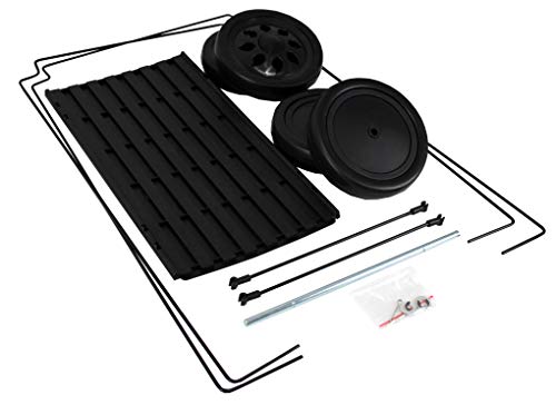 Bastilipo 7081 Julia Rojo-Carro de la Compra de 4 50 litros con Bolsa térmica y Ruedas Plegables