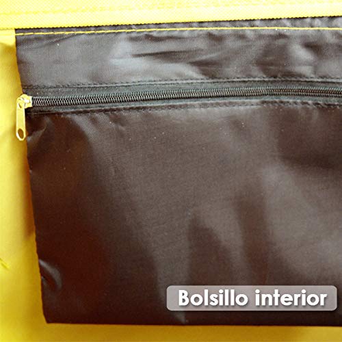 Bastilipo 7081 Julia Rojo-Carro de la Compra de 4 50 litros con Bolsa térmica y Ruedas Plegables