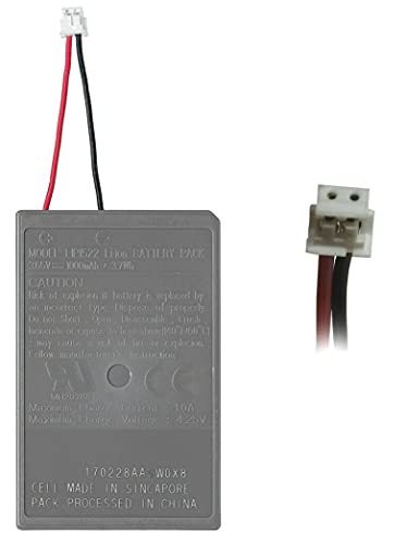 Bateria + Cable de Carga para Mando Playstation 4 PS4 V1 Modelo LIP1522 1000 mAh 3.7V Li-Ion Conector 4mm, 4,5mm, 5,5mm (4,5 mm, Sin Cable de Carga)