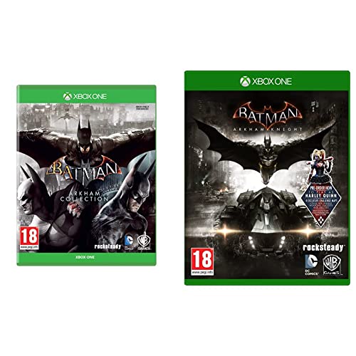 Batman Arkham Collection (Standard Edition) Xbox One [Importación inglesa] + Knight D1 Edition (Harley Quinn Dlc)