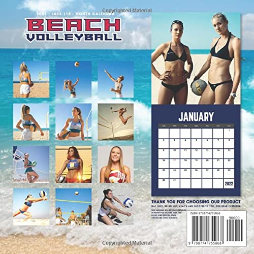 Beach volleyball Calendar 2022-2023: Beach volleyball OFFICIAL SPORT Calendar 2022 – 18 months – BIG SIZE 17"x11". Beach volleyball Planner for all ... Kalendar calendario calendrier 18 monthy. 2