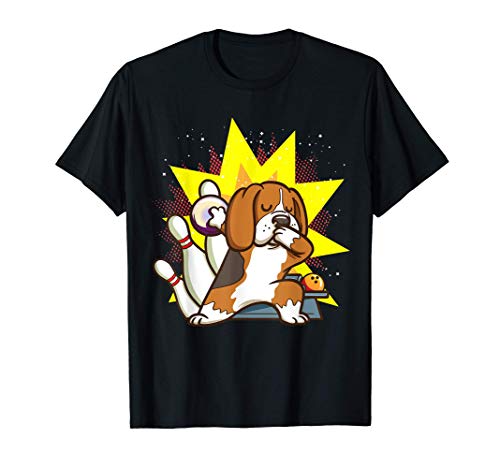 Beagle Bowling Niños Shirt Perros Camisa Partido Regalo Camiseta