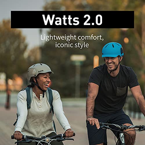 Bern Watts 2.0 Casco de Ciclismo, Unisex, Arena Mate, M