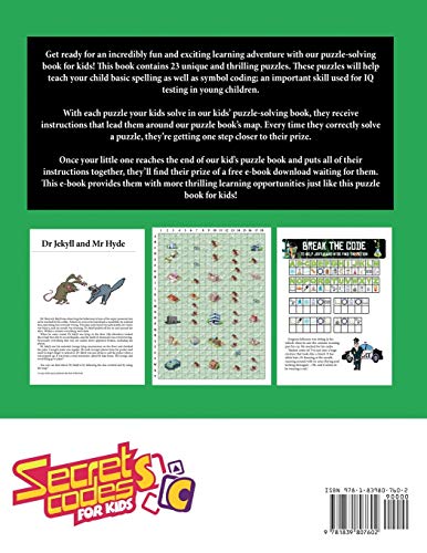 Best Code Breaker Puzzle Book (Dr Jekyll and Mr Hyde's Secret Code Book): Help Dr Jekyll find the antidote. Using the map supplied solve the cryptic ... numerous obstacles, and find the antidote