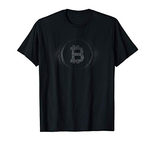 Bitcoin Retro Código Criptográfico Criptomoneda Regalo Camiseta