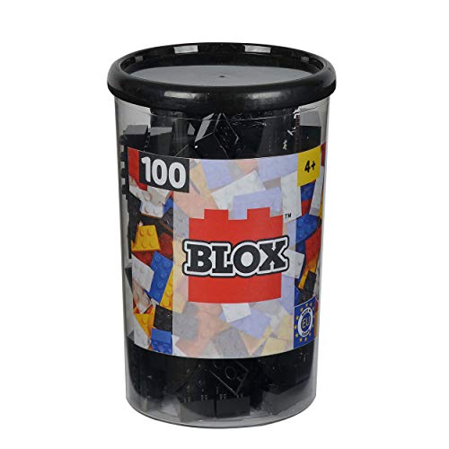 Blox - Bote de 100 Bloques, Color Negro (Simba 4118916)